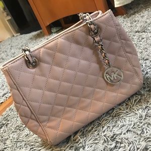 Pink Quilted Susannah Bag